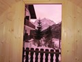 Pogled iz savne - Klikni za povečavo Pogled iz savne